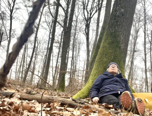 Meditationsübung im Wald
